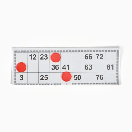 Chips for lotto, d-2 cm, set 100 pcs, red-1