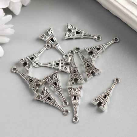 Decor for creativity Metal "Eiffel Tower" silver 2x0.9 cm-1