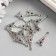 Decor for creativity Metal "Eiffel Tower" silver 2x0.9 cm
