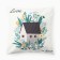 Czech on the pillow Ethel "Love is here", 40*40 cm, 100 p/e, velor