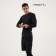 Rashgard male with DL. sleeve, basic, size m (48), black color
