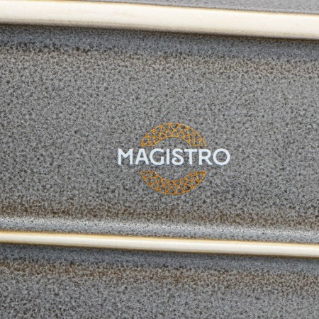 Porcelain Oval Magistro Urban, 260 ml, 18 × 9.8 × 2.5 cm, gray color-6