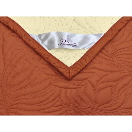 ARTI bedspread, size 180x200 cm, tereracot color-4