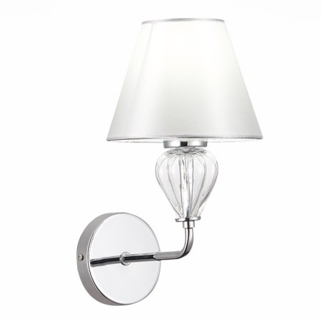 Wall lamp EVOLUCE. Sle107411-01. Dalida. 1x60 watts, E14, 16x29.5 cm, chromium color