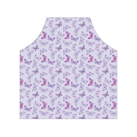 Apron of a kitchen with a photo print "Summer butterflies", adjustable, size OS-2