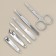 Manicure set, 6 items, in a case, multi -colored
