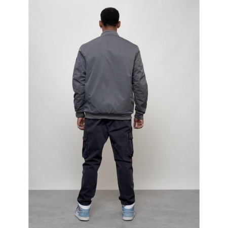 Male bomber, size 52, gray color-3