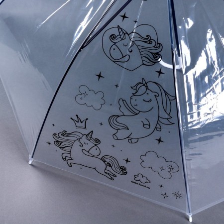 Umbrella Painting "Unicorn" + Markers-3