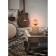 PrestWick 1x60W table lamp E27, gray 9x9x13 cm