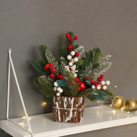 Decor "Bright Fairy Tale" Berries Ball Bant, 35 cm
