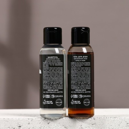 Gift set "Success in the New Year", shower gel and hair shampoo, 2x100-3