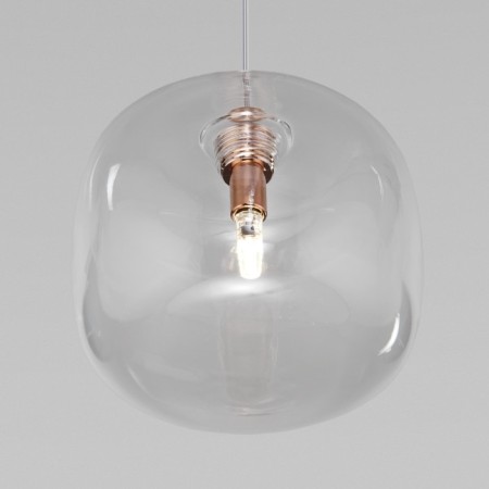 Suspended lamp with a glass ceiling Jar, 3W, G4, 13x13 cm-2