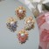 Assortment brooch grape, color mix in gold