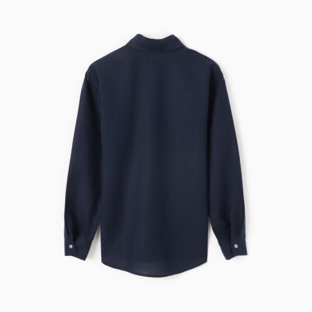 Female blouse minku: safari blue color, size 44-9