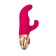 Vibrator Mystim Hop Hop Bob, 16.5 cm, silicone, burgundy color