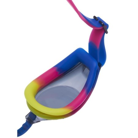 ATEMI M105 swimming glasses, silicone, blue/pink/yellow color-3