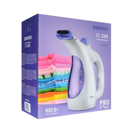 Centek CT-2380, manual, 800 W, 330 ml, 15 g/min, cord 2 m, white-violet-12