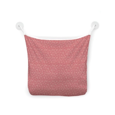 Organizer in a bathtub on the suction cups “red fun”, for storing toys and trifles, size 33x39 cm-2