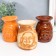 Aroma lamp ceramics "Satisfied Hothee" mix 9.5x9.5x12 cm
