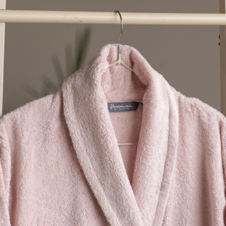 TAO bathrobe, size L, gray-pink color-4