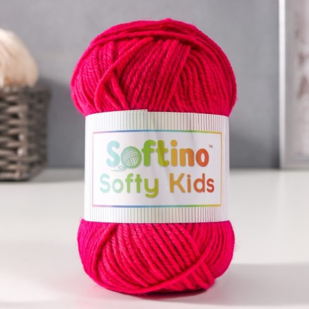 Yarn 100% acrylic "Softy Kids" 90m ± 5m 50 g color 14 coral 5443646
