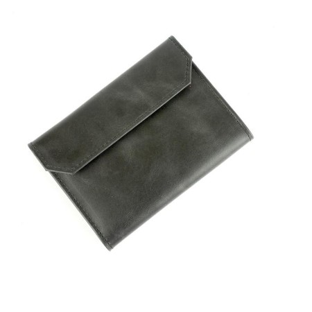 Passport cover on the button, black color