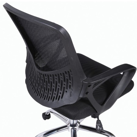 Brabix chair "Next MG-318", with armrests, chrome, black-9