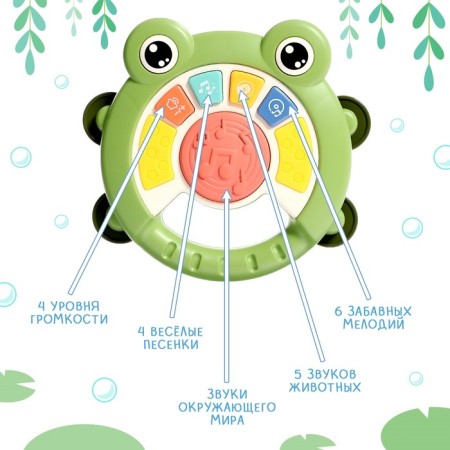 Musical toy "Funny Frog", sound, light-2
