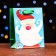 Laminated "Grandfather Frost" 11.5 x 14.5 x 6 cm