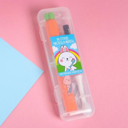 Electric toothbrush "on guard of purity and cute", 19.2 x 5.5 cm-6