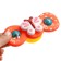 A set of bath toys “Spinners. Butterflies ", 3 pcs, on a suction cup, crush me