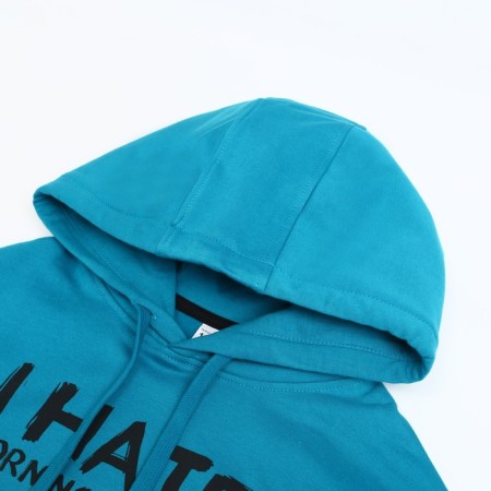 Sweatshirt for the boy was launched, emerald/panda color, height 140 cm-5