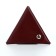 Monetnik on the button, Textura, burgundy color