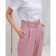 Women's straight pants MIST, size 42, pink color