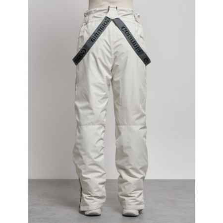 Semi -combinezone female ski insulated, size 46, white color-19