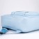 Women's backpack made of artificial leather, textura, blue color