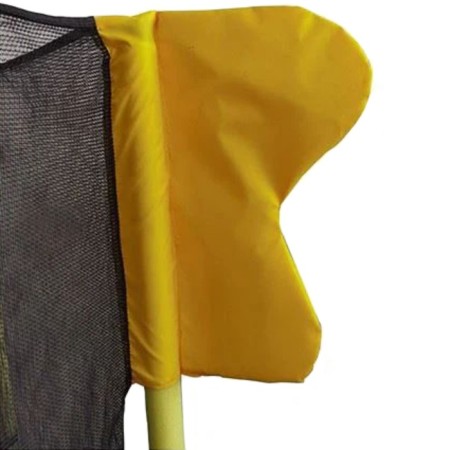 Batut with a protective gut of Perfetto Sport 5 ", D = 140 cm, yellow color-4