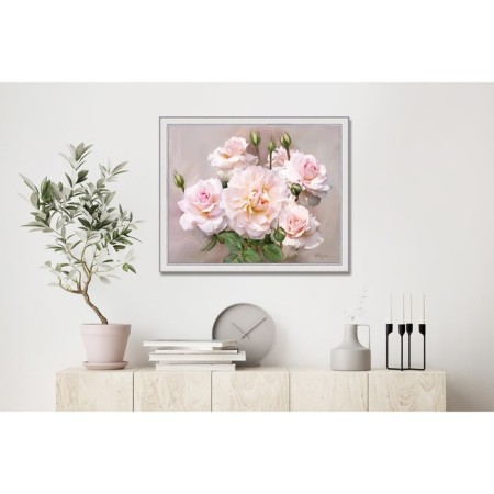Reproduction of the painting "Rosa Floribunda", 40x50, frame (45-a355)-3