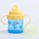 Baby chipper with solid nose "Bunny. Mothers and babies ", 150 ml, with handles, blue color