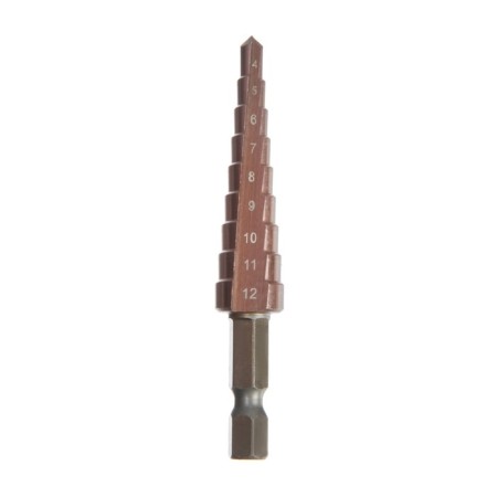 Drill step tundra, HSS -CO, hexagonal shank, 4 - 12 mm-2