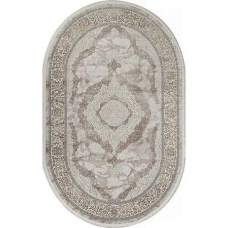 Oval Kardolen Marmaris carpet, size 192x290 cm, Cream/Beige color