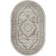 Oval Kardolen Marmaris carpet, size 192x290 cm, Cream/Beige color