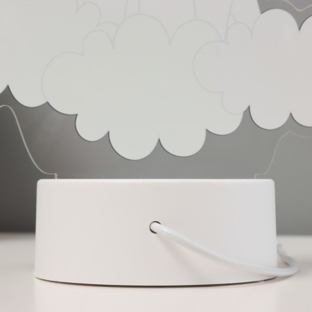 Lamp "Unicorn" LED 3000K USB/from batteries 3haa white 16.3x9x23 cm-5