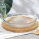 Circle form for baking and baking of heat -resistant glass Grill Borcam, D = 32 cm