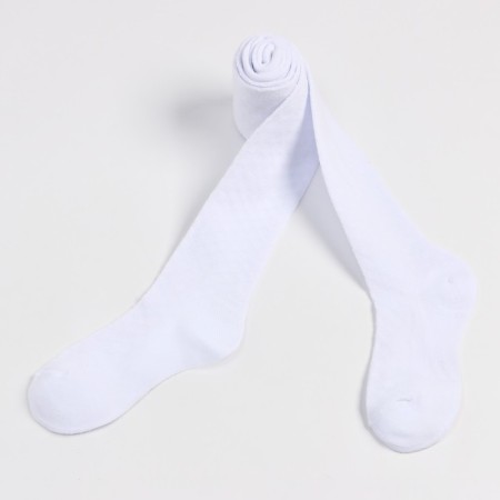 Pantyhose children, white color, height 104-110 cm