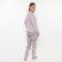 The kit is women's home (longshille/pants), pink color, size 54