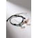 Bracelets "Demetrons" unicorns with beads, color, 8 cm
