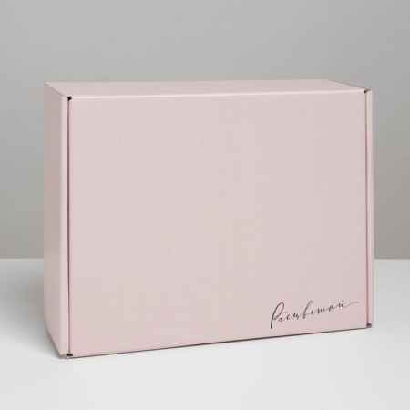 Gift folding box, packaging, "pink", 27 x 21 x 9 cm-2