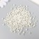 Set of beads "needlework" plastic, diameter 5 mm, 25 g, milk