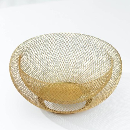 Fruit vase "plexus", d = 30 cm, bronze color-2